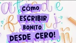 C&Oacute;MO HACER LETRAS BONITAS desde cero TUTORIAL Timoteo y Lettering COMPLETO 👩🏽&zwj;🏫🖍️💌