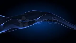 Dark Energy Wave In Loop. Stock Footage