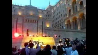 Baku Red bull X-Fighters Jam Music break 2013 Azadliq square motokross