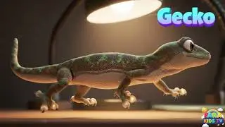 Crawling Insect Gecko! 🦎 | Amazing Lizard Facts for Kids | Fun & Educational |  #reptiles #crawling