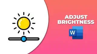 How to adjust the brightness of a picture in word