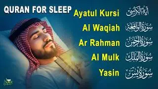 Beautiful Quran for Deep Sleep | Al-Fatiha,Ayatul Kursi,Surah Ar-Rahman, Al-Mulk, Yasin - Alaa Aqel