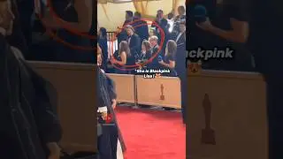 Lisa attracted everyone at the red carpet oscar!! 👀 #blackpink #lisa#rose#kpop