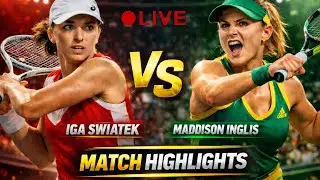 Iga Swiatek vs Maddison Inglis | 2026 Australian open  Round 16| WTA Match Highlights