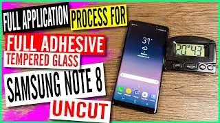 InvisShield True Fit Application Guide Full Adhesive Tempered Glass for Samsung Galaxy Note 8 Uncut