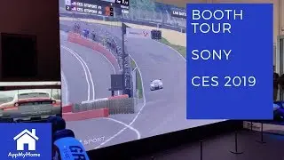 CES 2019 Sony Booth Walkthrough including their amazing racing game