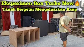Horeg😱 Percobaan Box Turbo New Brewog Sampai Tanah Bergetar Mengeluarkan Asap💨