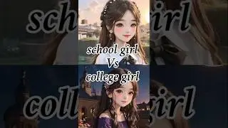 School girl vs college girl #fashionshorts #jewellery #trendingvideo
