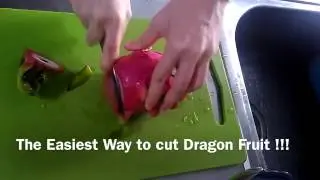 Fruit Hacks 1: How to Cut Dragon Fruit in Less than One Minute!