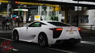 Lexus LFA spotted in Japan and accelerations (GORGEOUS V10 sounds)