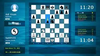 Chess Game Analysis: Sun0555 - Adi Visan, 1-0 (By ChessFriends.com)