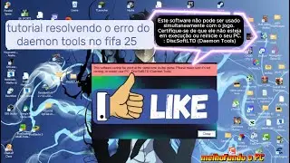 tutorial para resolver o erro do daemon tools no fifa 25