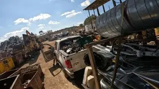 UNSEEN SATURDAY #shear #recycle #aluminum #scrap #metal #steel 
