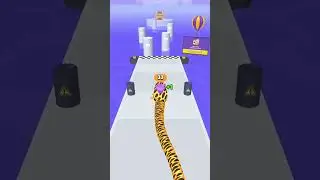 Snake race level 99 vs truck challenge #shorts