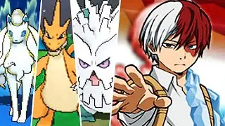 Pok&eacute;mon Crossover &middot; Shoto Todoroki Battle (My Hero Academia)