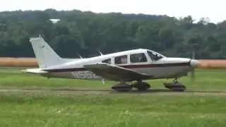 Archer II, N5525V departing D52 on 7/12/14