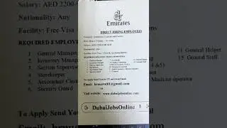 Emirates Warehouse & Logistics Jobs Hiring Now | Dubai Jobs 2025 #dubaihiring