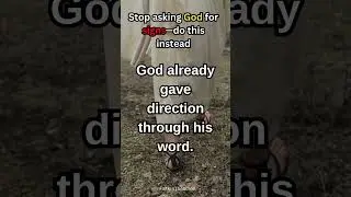Stop asking God for signs&mdash;do this instead #bible #bibleverse #christianshorts #jesusshorts