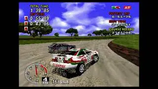 Sega Rally Championship. Time Attack Desert