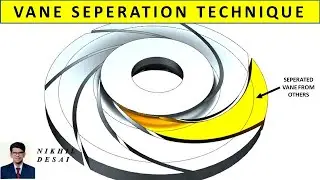 Nx Advance | #impeller #vane  separation technique | #nxdesign #injectionmoulding #shellcasting