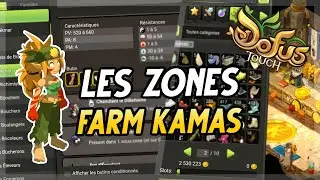 MES ZONES FARM KAMAS SUR DOFUS TOUCH - UN MAX DE MONSTRES RENTABLE ! 🧐