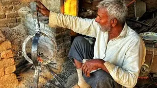 Making woods animals catcher use old iron sheet part by hand made 