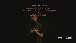 SS1 | Modular Arithmetic | Solving equations in different moduli