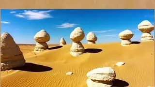 Drawing the Moon on Earth &ndash; White Desert of Farafra, Egypt