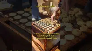 Dutch food - try poffertjes