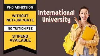 South Asian University PhD Admission Update||PhD Admission 2024-25 #phdadmissions #sau #saarc