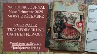 JUNK JOURNAL/DECEMBER/WEEK 52/CHRISTMAS CAT FLIP-OUT #scrapbooking #junkjournalideas #junkjournal