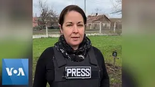 VOA's Heather Murdock Reporting From Siversk, Ukraine | VOANews