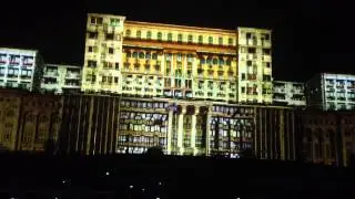 Proiectii 3D Video-Mapping - Casa Poporului, Bucuresti, 20-Sept 2014 (4)