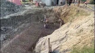 Bridge Abutment Rebar Fabrication #civilengineeringlifebd 