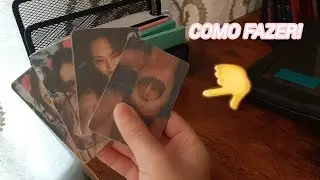 TUTORIAL DE COMO FAZER PHOTOCARDS!#kpop #kpopgroup #photocard #kimjisoo #jenniekim #newjeans #twice 