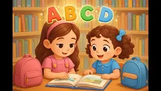 &ldquo;Ella & Bella Learn ABCs | Fun Reading Time in the Library 📚🎵&rdquo;