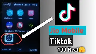 Jio Phone mein Tiktok install:No Fake video 💯 Real 😮