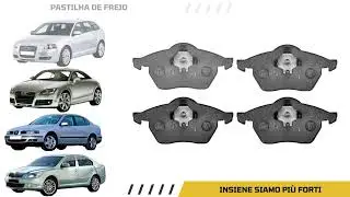 Pastilha De Freio Vw Golf Passat Audi A3 A4 - 102795