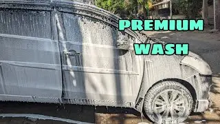 Car Exterior Detailing Premium Wash & Clay Treatment 5 year old WagonR Need Paint Correction