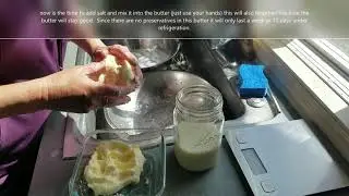 Making Butter From Heavy Cream (sour or fresh)