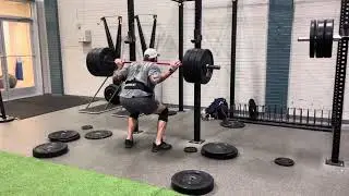 Rogue 1000 lb Challenge Squat Attempt, Bobby Gurley, February 11, 2024