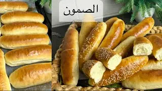 الخبز الفينو (الصمون) 🥖 و اسرار الهشاشة والطراوة والنكهة المميزة مع محسن طبيعي لازم تجربوه 😊
