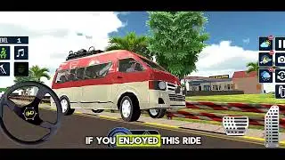Realistic Mini Bus Driving Simulator 3D : Level 1 - City & Offroad Gameplay Android/iOS