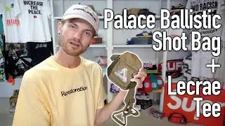 Palace Ballistic Shot Bag Gold + @LecraeOfficial Restoration Tee Review