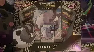 Pokemon Sword & Shield Champion's Path Dubwool V Collection Box Opening!