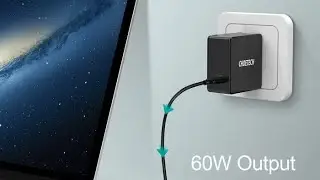 &Icirc;ncărcător Choetech + cablu special (60W, &icirc;ncărcare rapidă, ideal pentru telefon şi laptop)