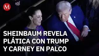 ¿Qué le dijo? De esto habló Sheinbaum con Trump en el palco del sorteo del Mundial 2026