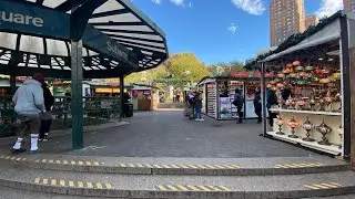 Union Square Holiday Market in New York City 