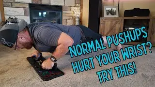 Solid Push Up Board Home Workout Equipment Review | If you struggle with regular push ups try this!