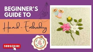 Hand Embroidery Tutorial for Beginners | Simple Flower Design 